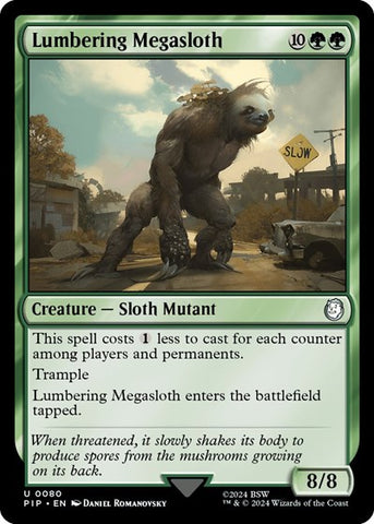 Lumbering Megasloth (Universes Beyond: Fallout) Near Mint