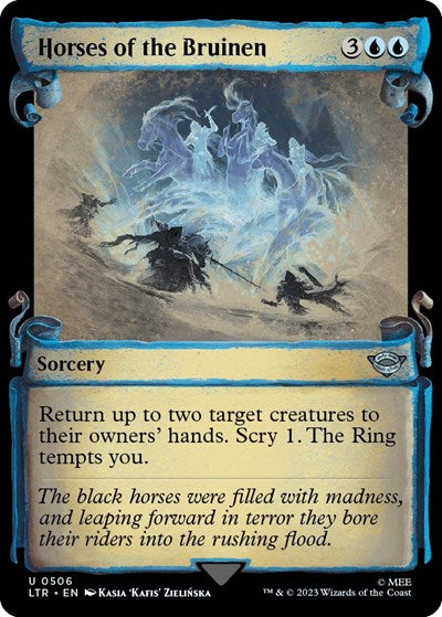 Horses of the Bruinen (Showcase Scrolls) (Universes Beyond: The Lord of the Rings: Tales of Middle-earth) Near Mint