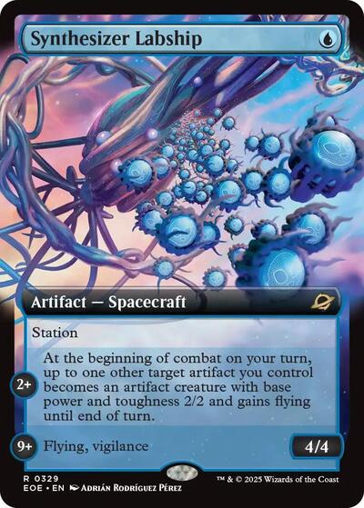 Synthesizer Labship (Extended Art) (Edge of Eternities) Near Mint