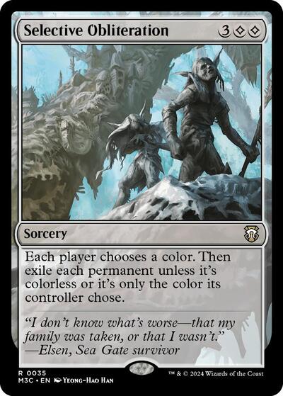 Selective Obliteration (Commander: Modern Horizons 3) Near Mint