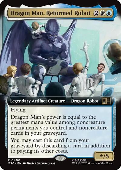 Dragon Man, Reformed Robot (Extended Art) (Commander: Marvel Super Heroes) Near Mint