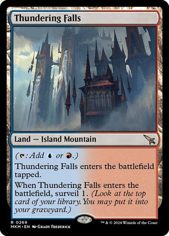 Thundering Falls (Murders at Karlov Manor) Near Mint Foil