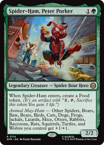 Spider-Ham, Peter Porker (Marvel's Spider-Man) Near Mint Foil