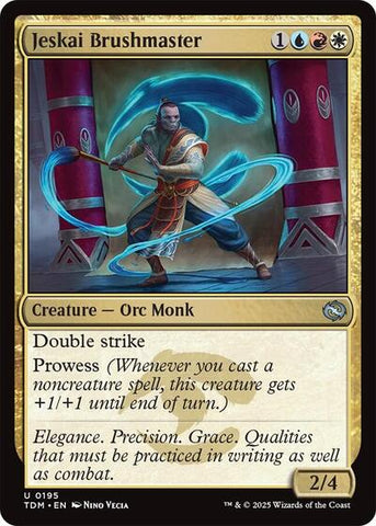 Jeskai Brushmaster (Tarkir: Dragonstorm) Near Mint