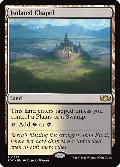 Isolated Chapel (Commander: Tarkir: Dragonstorm) Near Mint