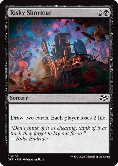 Risky Shortcut (Aetherdrift) Near Mint Foil
