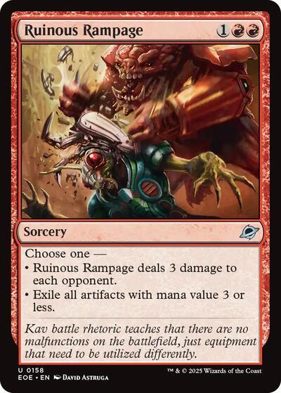 Ruinous Rampage (Edge of Eternities) Near Mint