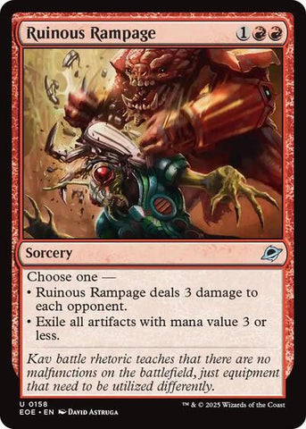 Ruinous Rampage (Edge of Eternities) Near Mint