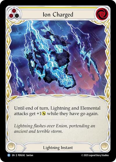Ion Charged (Yellow) (Compendium of Rathe) Near Mint Foil