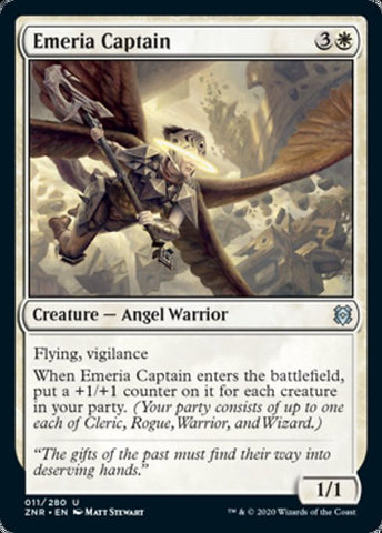 Emeria Captain (Zendikar Rising) Near Mint Foil