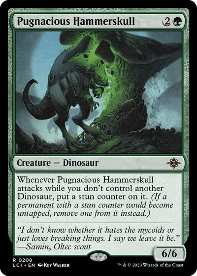 Pugnacious Hammerskull (The Lost Caverns of Ixalan) Near Mint Foil