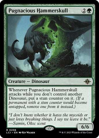 Pugnacious Hammerskull (The Lost Caverns of Ixalan) Near Mint Foil