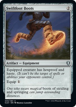 Swiftfoot Boots (Commander Legends: Battle for Baldur's Gate) Light Play Foil