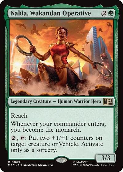 Nakia, Wakandan Operative (Commander: Marvel Super Heroes) Near Mint