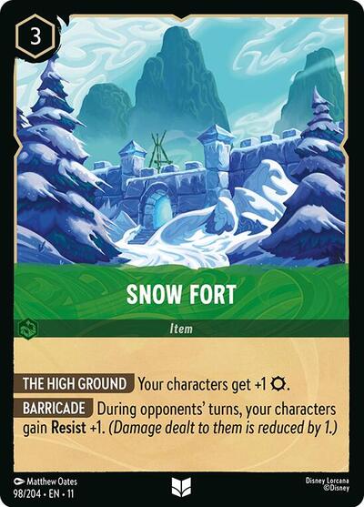 Snow Fort (Winterspell) Near Mint Cold Foil