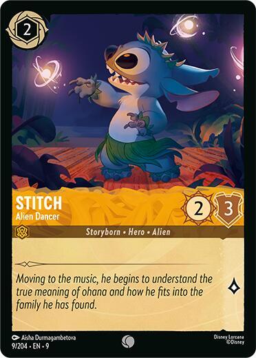 Stitch - Alien Dancer (Fabled) Near Mint Cold Foil