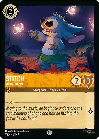Stitch - Alien Dancer (Fabled) Near Mint Cold Foil