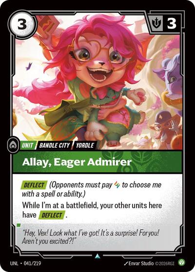 Allay, Eager Admirer (Unleashed) Near Mint Foil