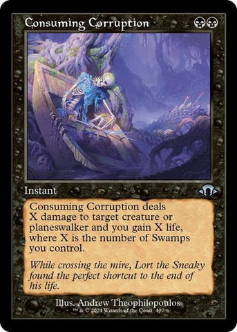 Consuming Corruption (Retro Frame) (Modern Horizons 3) Near Mint Foil