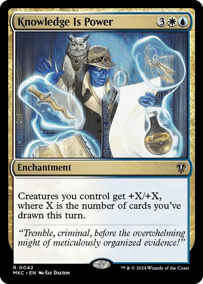 Knowledge is Power (Commander: Murders at Karlov Manor) Near Mint