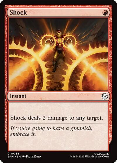 Shock (Marvel's Spider-Man) Near Mint Foil