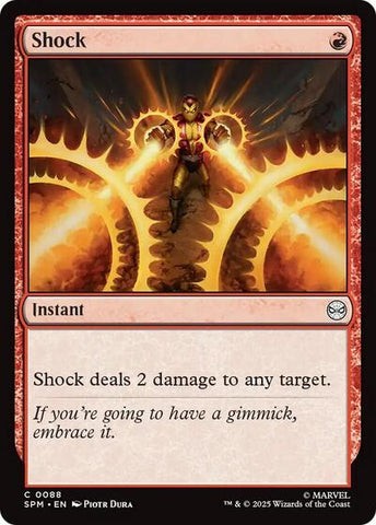 Shock (Marvel's Spider-Man) Near Mint Foil