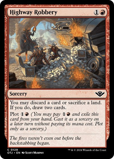 Highway Robbery (Outlaws of Thunder Junction) Near Mint Foil