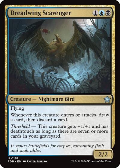 Dreadwing Scavenger (Foundations) Near Mint Foil