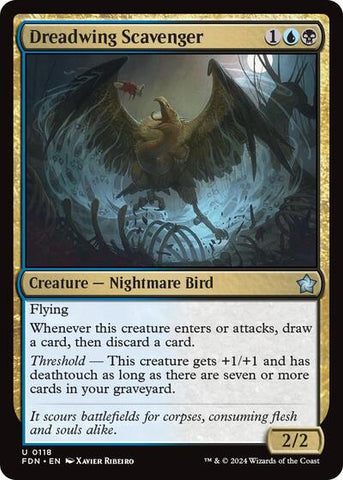 Dreadwing Scavenger (Foundations) Near Mint Foil