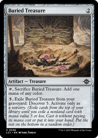 Buried Treasure (The Lost Caverns of Ixalan) Near Mint Foil