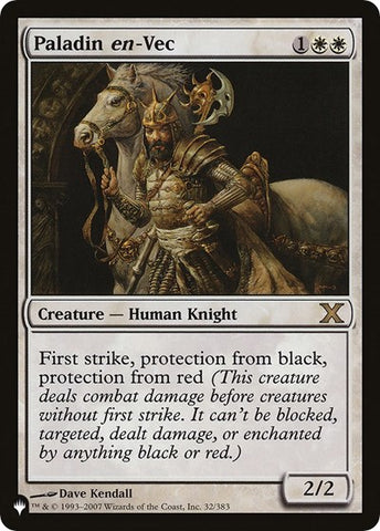 Paladin en-Vec (The List) Near Mint