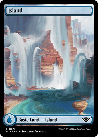 Island (0273) (Outlaws of Thunder Junction) Near Mint Foil