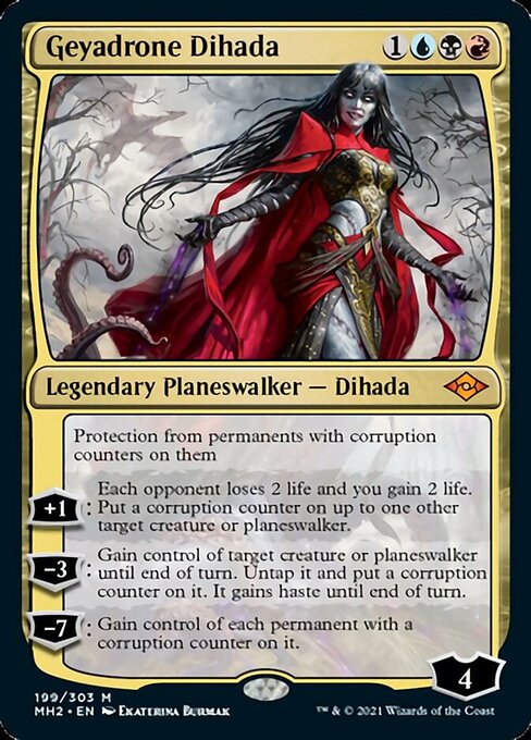 Geyadrone Dihada (Modern Horizons 2) Near Mint Foil