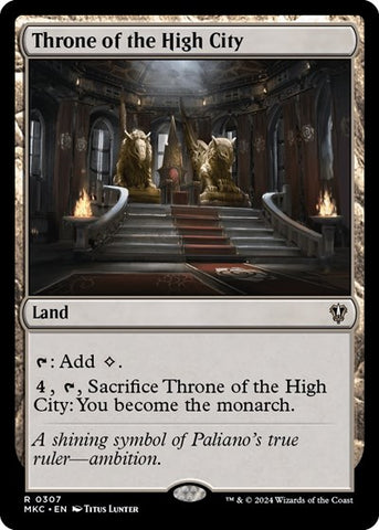 Throne of the High City (Commander: Murders at Karlov Manor) Near Mint