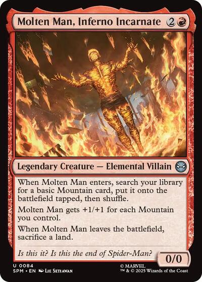 Molten Man, Inferno Incarnate (Marvel's Spider-Man) Near Mint