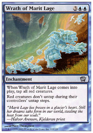 Wrath of Marit Lage (8th Edition) Near Mint