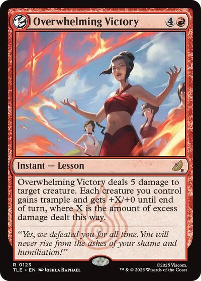 Overwhelming Victory (Avatar: The Last Airbender: Eternal-Legal) Near Mint