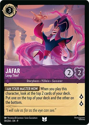Jafar - Lamp Thief (Fabled) Near Mint Cold Foil