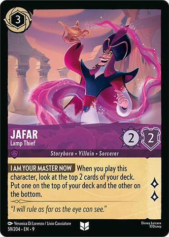 Jafar - Lamp Thief (Fabled) Near Mint Cold Foil