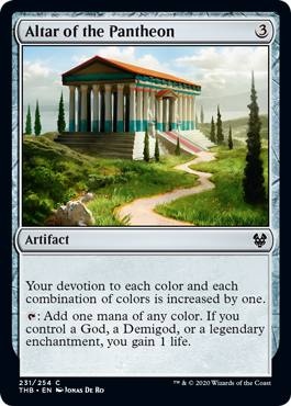 Altar of the Pantheon (Theros Beyond Death) Light Play Foil