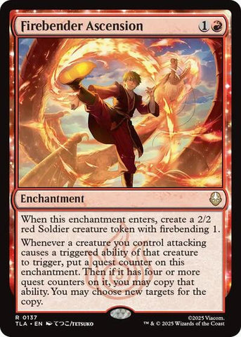 Firebender Ascension (Avatar: The Last Airbender) Near Mint Foil