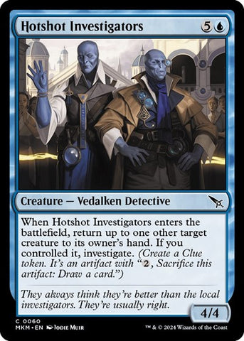 Hotshot Investigators (Murders at Karlov Manor) Near Mint Foil