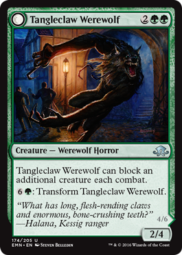 Tangleclaw Werewolf (Eldritch Moon) Near Mint