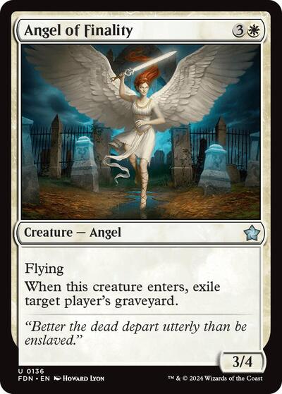 Angel of Finality (Foundations) Near Mint