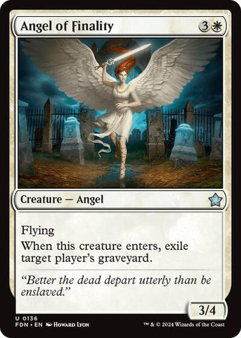 Angel of Finality (Foundations) Near Mint