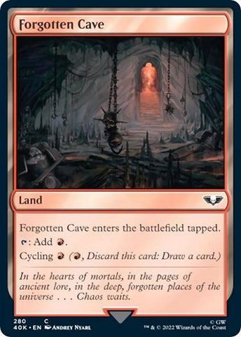 Forgotten Cave (Universes Beyond: Warhammer 40K) Near Mint