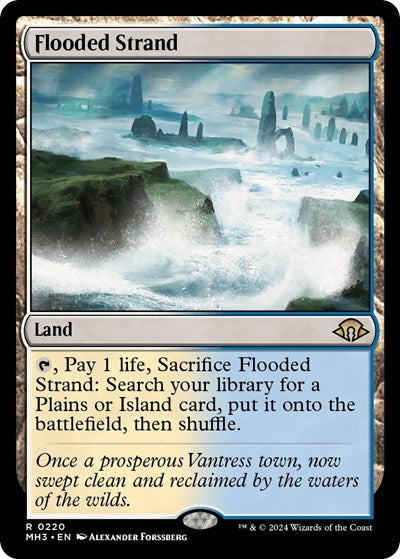 Flooded Strand (Modern Horizons 3) Near Mint Foil