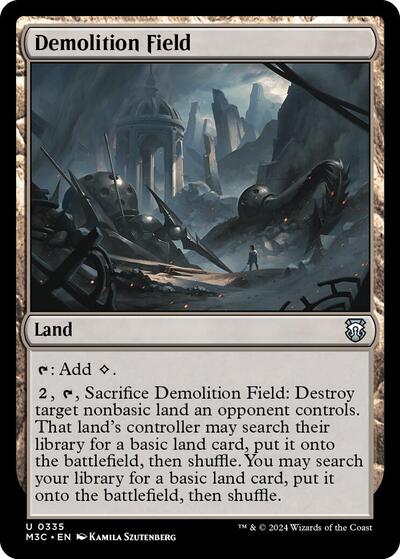 Demolition Field (Commander: Modern Horizons 3) Near Mint