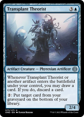 Transplant Theorist (Phyrexia: All Will Be One) Near Mint Foil