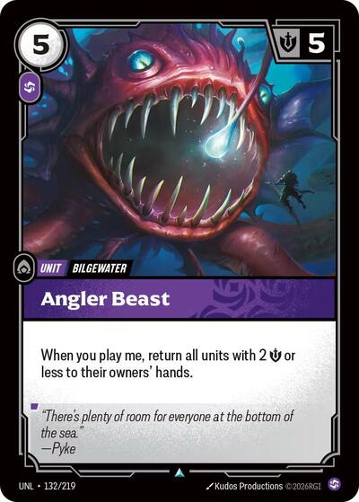 Angler Beast (Unleashed) Near Mint